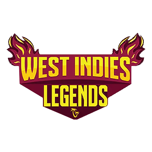 West Indies Legends cricket team logo featuring iconic elements representing the team’s legacy.